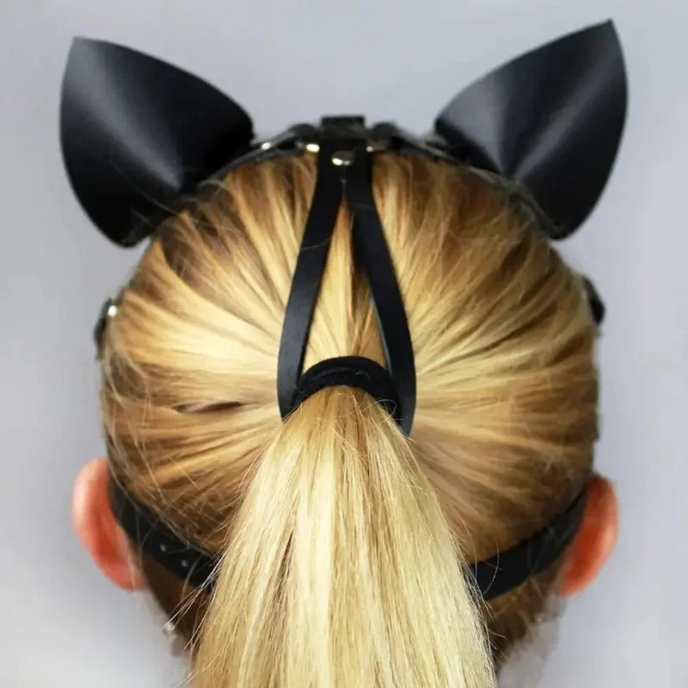 Kinky Kitty Leather Cat Mask super sexy